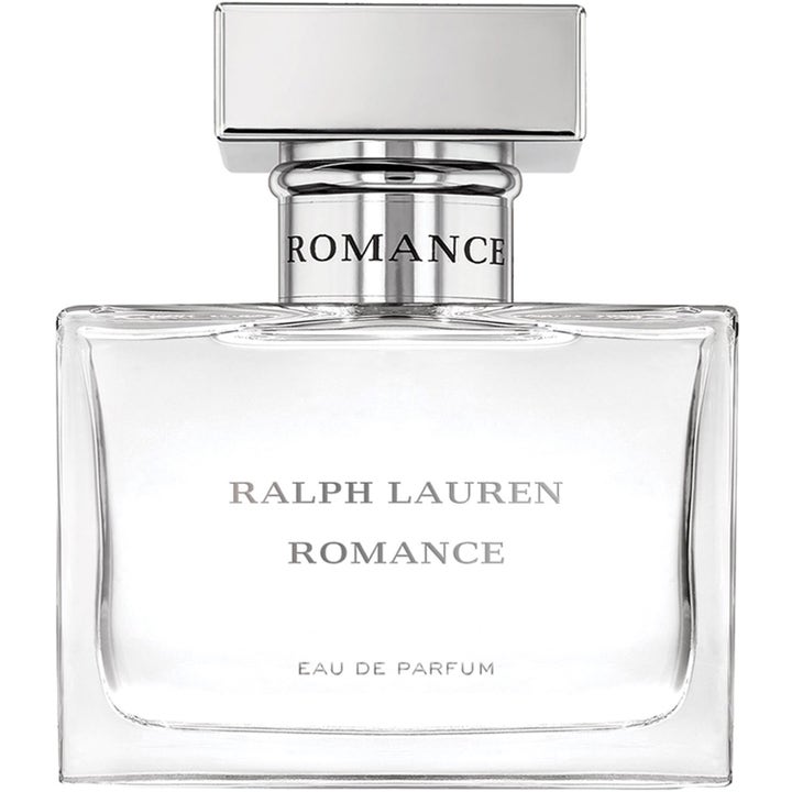 Ralph Lauren Romance Eau de Parfum 50 ml blommig parfym dam i en fyrkantig flaska av glas med lock i silver
