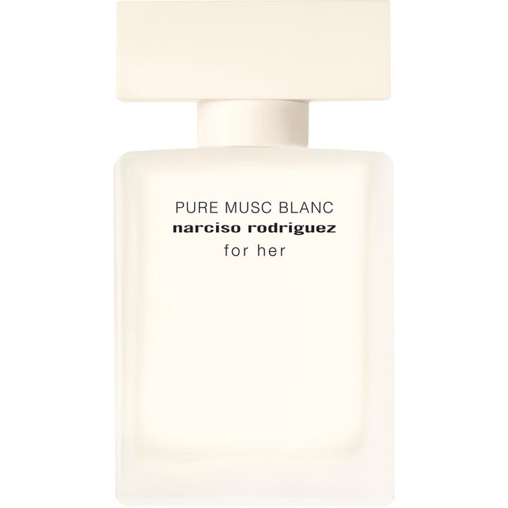 Narciso Rodriguez For Her Pure Musc Blanc Intense 30 ml vit parfym dam i en matt glasflaska med matchande lock