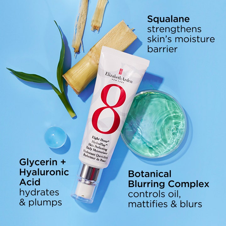Elizabeth Arden Eight Hour Cream Hydraplay 45 ml fuktbevarande dagkräm i tub med squalane och hyaluronsyra