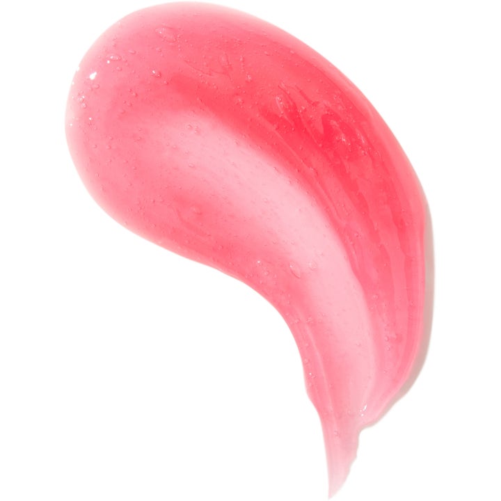 Mario Badescu Lip Mask Watermelon & Basil 14 ml återfuktande läppmask visar en genomskinlig rosa gel med små bubblor.