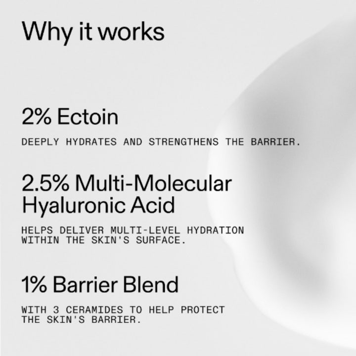The INKEY List Ectoin Hydro-Barrier Serum 30 ml barriärstärkande serum med 2% ectoin och hyaluronsyra för fuktbarriär hud