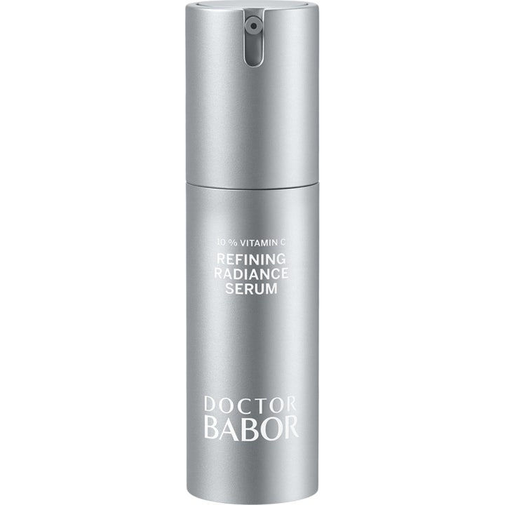Doctor Babor Refining Radiance Serum 10% vitamin c serum lystergivande anti-aging serum i silvrig pumpflaska