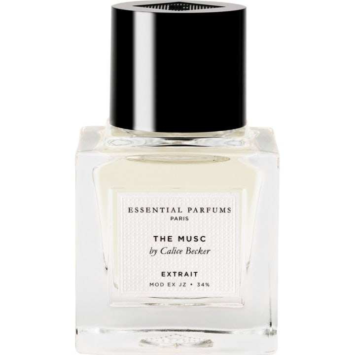 Essential Parfums The Musc By Calice Becker Extrait 30 ml parfym i fyrkantig glasflaska med svart kork och vit etikett