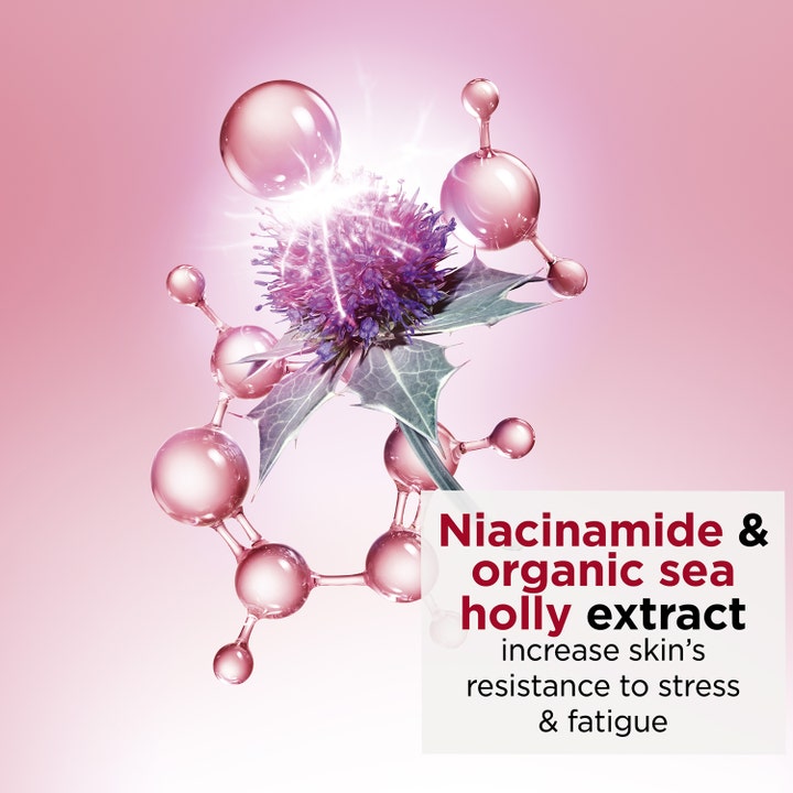 Clarins Multi-Active Jour 50 ml lystergivande dagkräm med niacinamide och lila strandmartorn som ger lyster.
