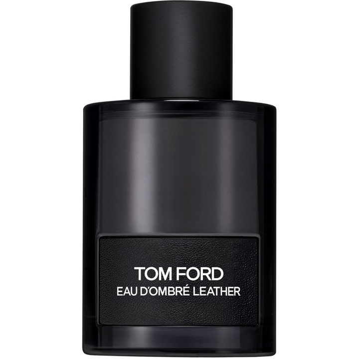 Tom Ford Eau d'Ombré Leather Eau de Toilette 100 ml herr lyxparfym i svart glasflaska med matt kork och läderetikett