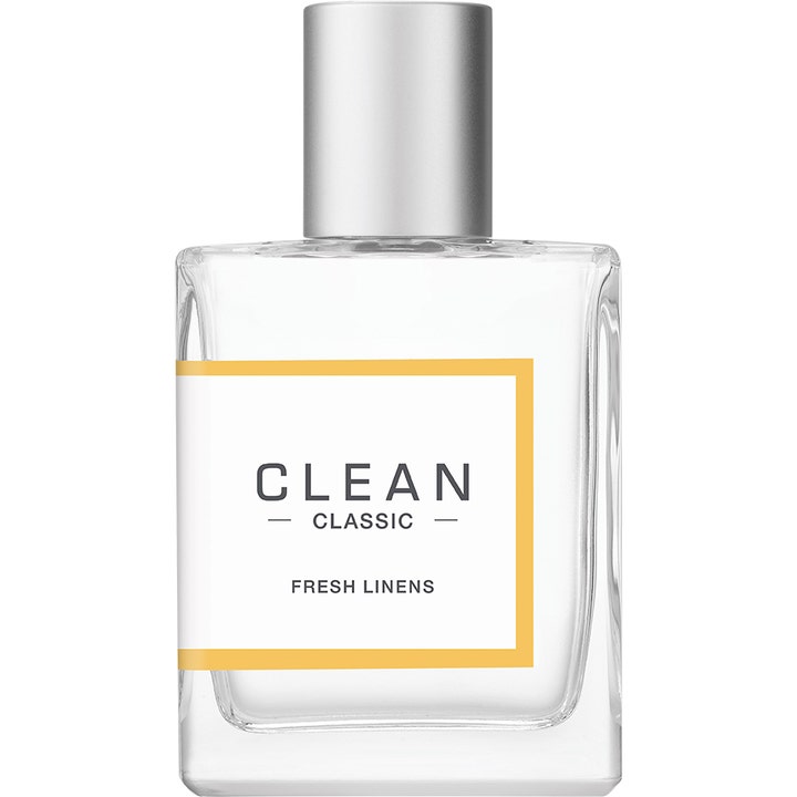 Clean Fresh Linens 60 ml clean eau de parfum parfym som luktar tvättmedel i fyrkantig glasflaska med silverkork