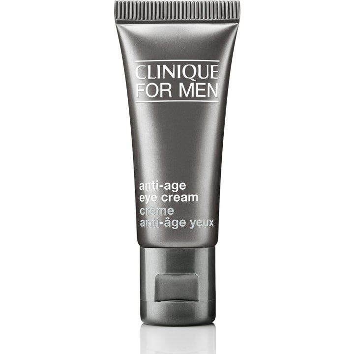 Clinique For Men Anti-Age Eye Cream 15 ml mot rynkor i en stilren mörkgrå tub som ger piggare blick.