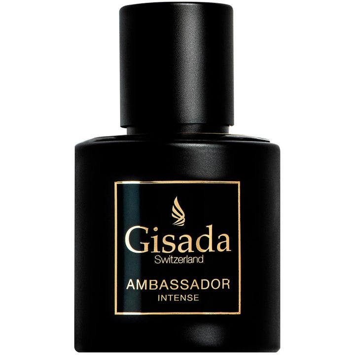 Gisada Ambassador Intense Eau de Parfum 50 ml intensiv herrparfym i en mattsvart flaska med guldtext