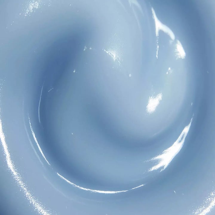 MANTLE The Longevity Cream 50 ml återfuktande ansiktskräm för cellförnyelse med ljusblå glansig krämtextur