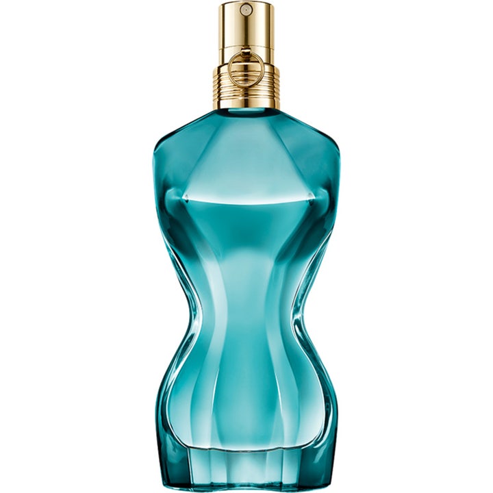 Jean Paul Gaultier Le Belle Paradise Garden 30 ml blommig damparfym i turkos glasflaska formad som en torso med guldkork