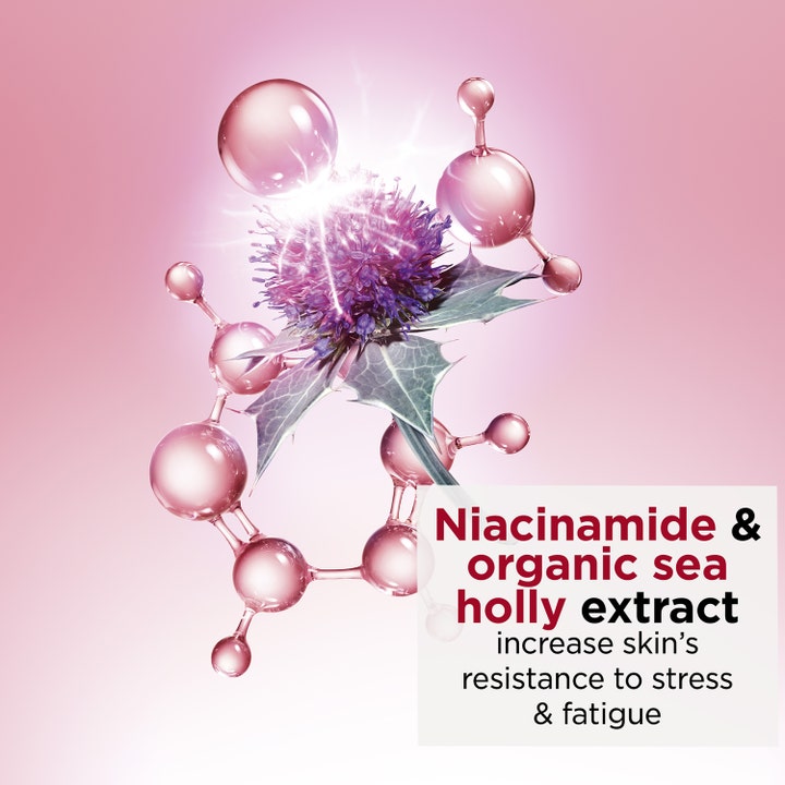 Clarins Multi-Active Nuit 50 ml nattkräm med niacinamide och sea holly för hudföryngring mot stress och trötthet.