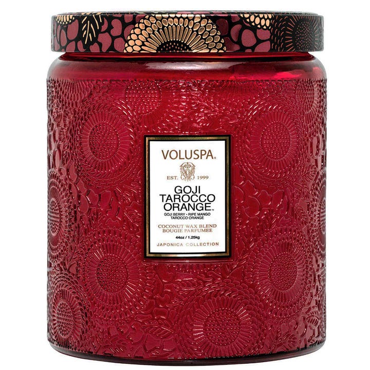 Luxe Jar Candle Goji Tarocco Orange