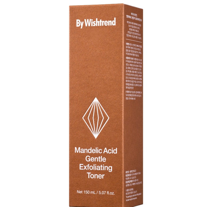 By Wishtrend Mandelic Acid Gentle Exfoliating Toner 150 ml ansiktspeeling för acne i en brun ytterförpackning