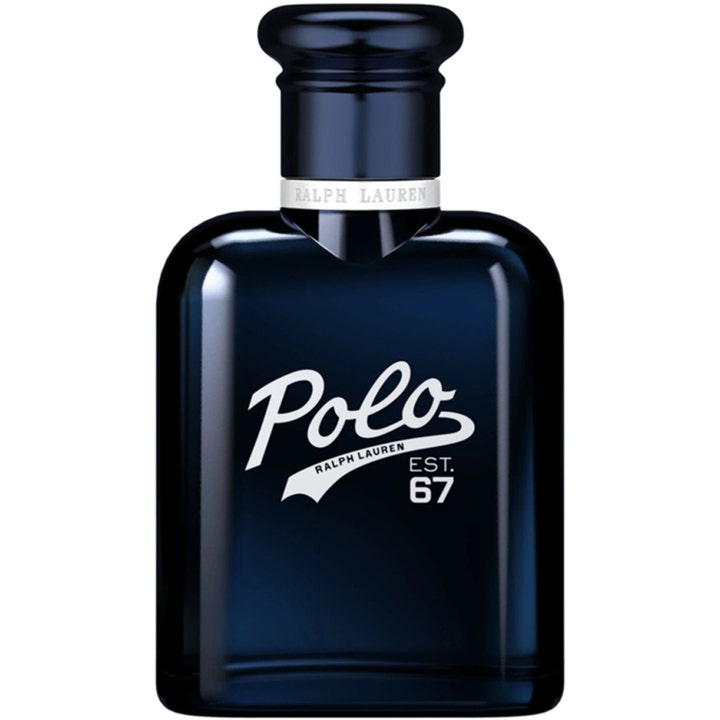 Ralph Lauren Polo 67 Eau de Toilette 75 ml klassisk träig parfym i mörkblå glasflaska med vit logotyp och svart kork