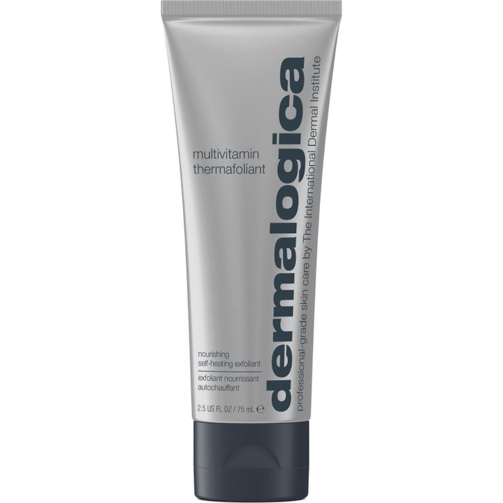 Dermalogica Multivitamin Thermafoliant 75ml dermalogica peeling för anti-age i en silverfärgad tub med svart lock.