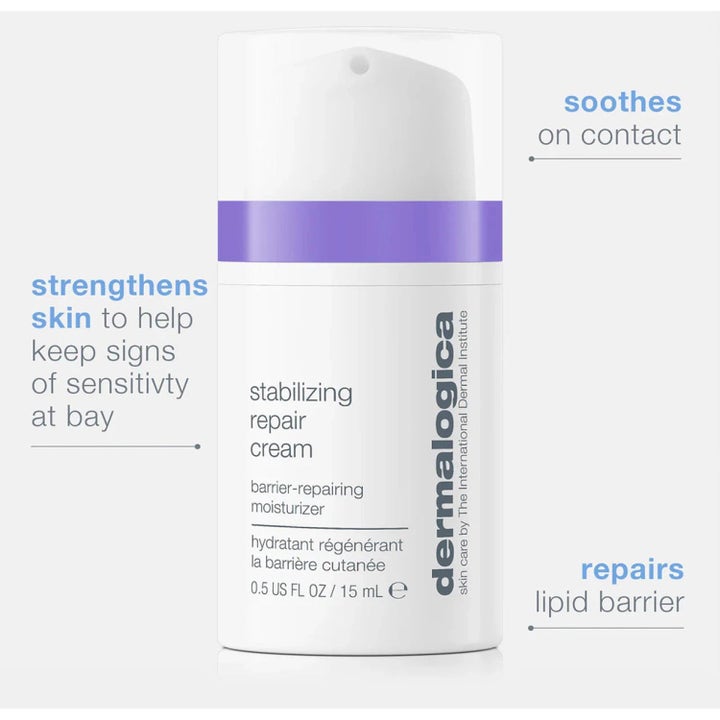 Dermalogica Stabilizing Repair Cream 15 ml lugnande ansiktskräm som reparerar hudbarriären