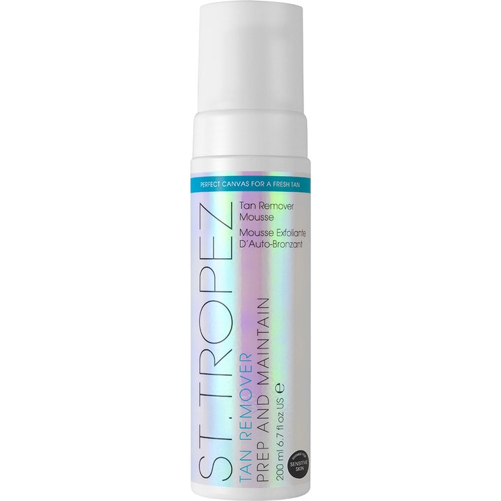 St. Tropez Tan Remover Mousse 200 ml för brun utan sol borttagning på känslig hud i vit pumpflaska