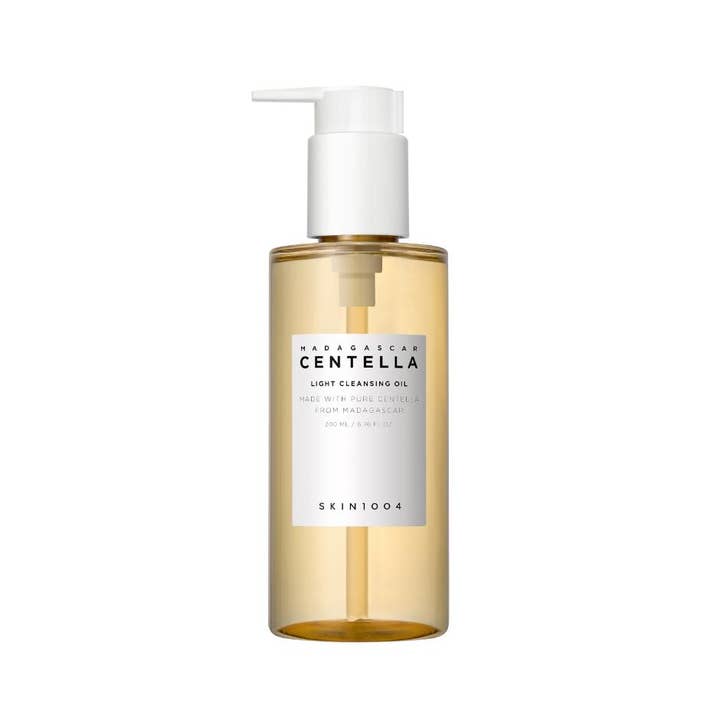 SKIN1004 Madagascar Centella Light Cleansing Oil 200 ml koreansk oljerengöring ansikte i flaska med vit pump