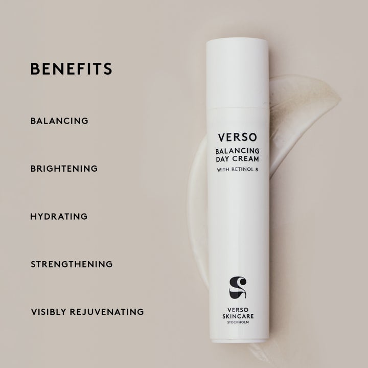 Verso N°2 Balancing Day Cream 50 ml balanserande dagkräm med retinol 8 och synliga produktfördelar
