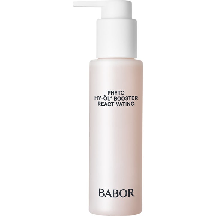 Babor Phyto HY-ÖL Booster Reactivating revitaliserande ansiktsvård i vit frostad plastflaska med vit pump