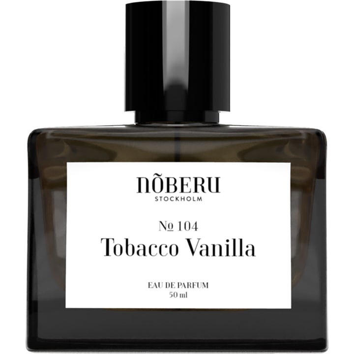 Nõberu Stockholm Tobacco Vanilla 50 ml elegant herr parfym vanilj i mörk rektangulär glasflaska med svart kork