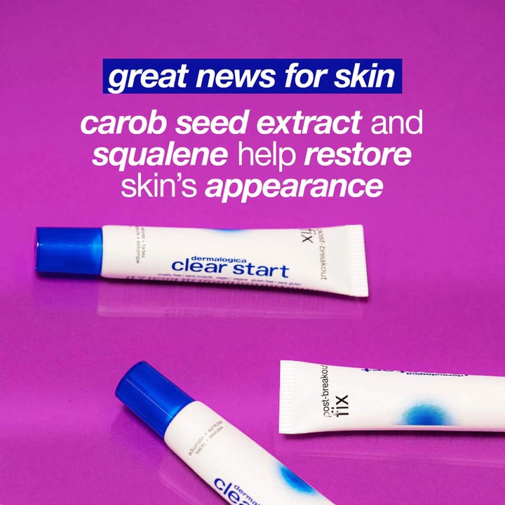 Dermalogica Post-Breakout Fix 15 ml aknebehandlingsserum för fläckblekning med squalane på färgstark lila bakgrund