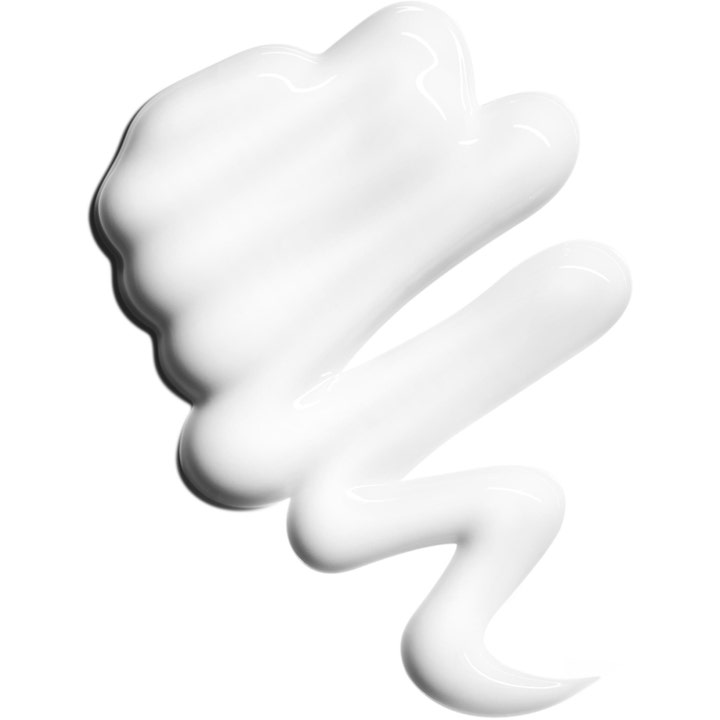 Clarins Velvet Cleansing Milk 200 ml fuktgivande mild rengöring visar en mjuk och krämig vit textur.