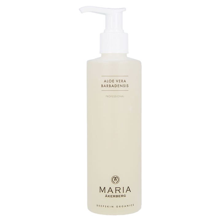 Maria Åkerberg Aloe Vera Barbadensis fuktgivande lotion för ansiktsvård i frostad flaska med vit pump