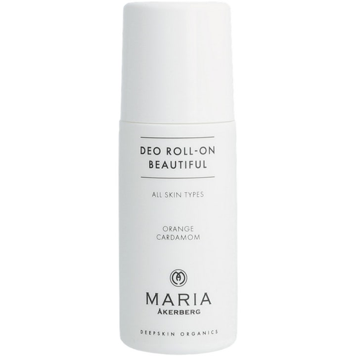 Maria Åkerberg Deo Roll-On Beautiful 60ml fräsch maria åkerberg deodorant i vit stilren plastflaska med matchande vit kork