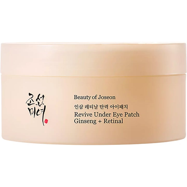 Beauty of Joseon Revive Under Eye Patch ögonmask med ginseng och retinal i en stilren beige burk