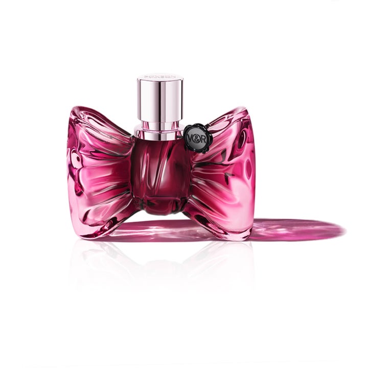 Viktor & Rolf Bonbon Eau de Parfum 30 ml festparfym dam i rosa rosettformad glasflaska med silverlock