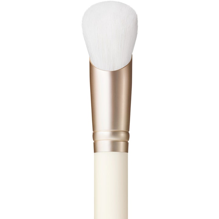MAC Cosmetics Serum + Moisturizer Brush 1 st serumborste med mjuka vita borsthår och lyxig guldfärgad hylsa.