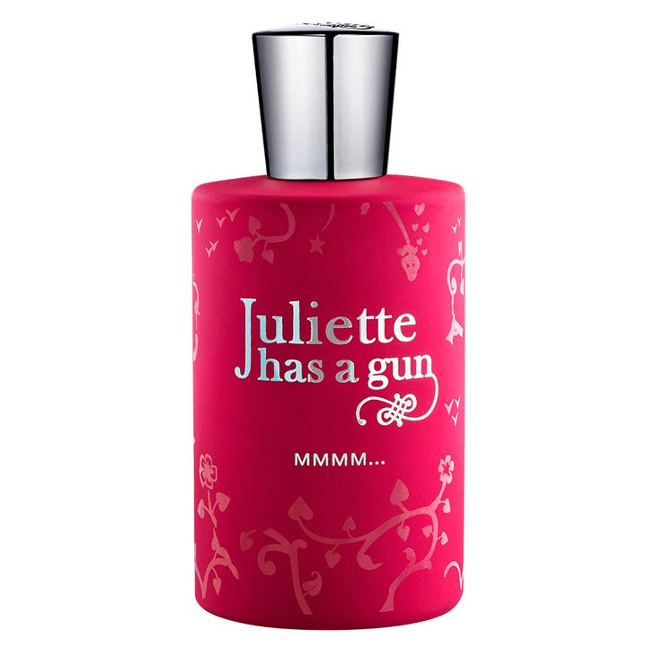 Juliette has a gun Mmmm 50 ml gourmand parfym dam i en matt ceriserosa flaska med lock och text i silver