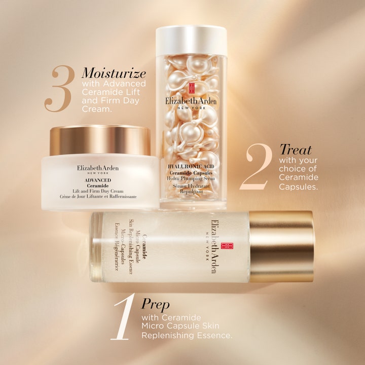 Elizabeth Arden Ceramide Lift & Firm Advanced Day Cream 50 ml uppstramande dagkräm i en trestegsrutin med ceramider.