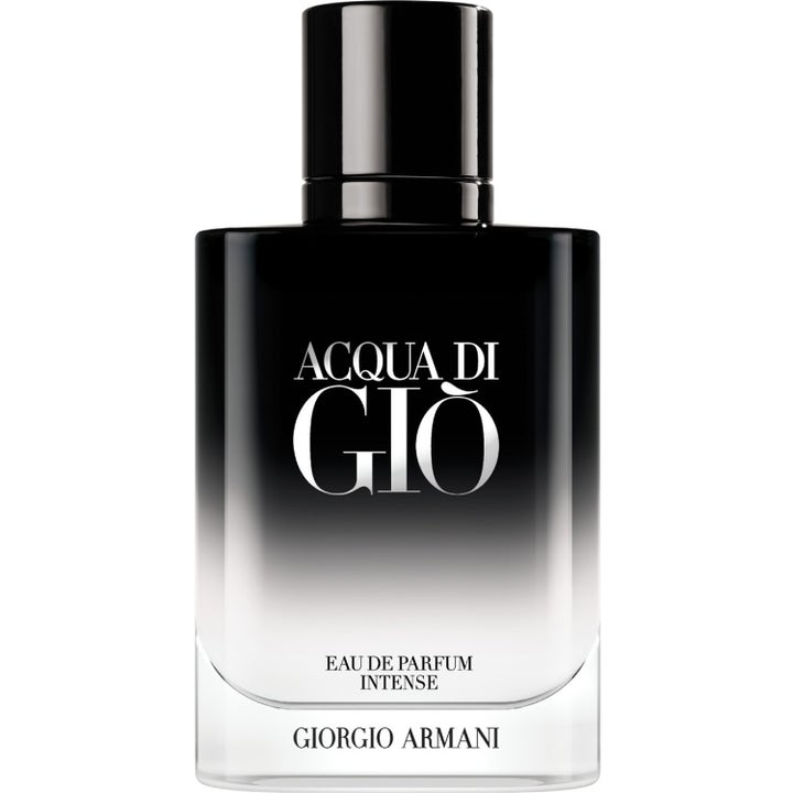 Armani Acqua di Giò Homme Intense Eau de Parfum 50 ml herrparfym i en tonad glasflaska som går från svart till klart