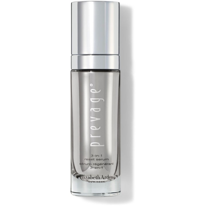Elizabeth Arden Prevage 3-in-1 Reset Serum regenererande ansiktsserum i elegant silverflaska med silverlock