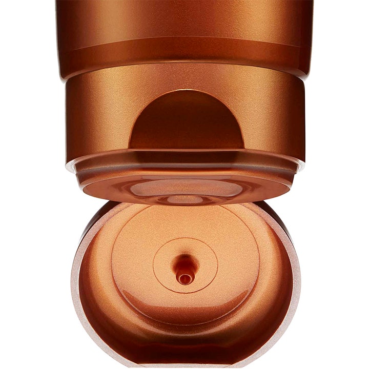 Clarins Self Tanning Instant Gel 125 ml brun utan sol som ger glow i bronsfärgad tub med öppet snäpplock