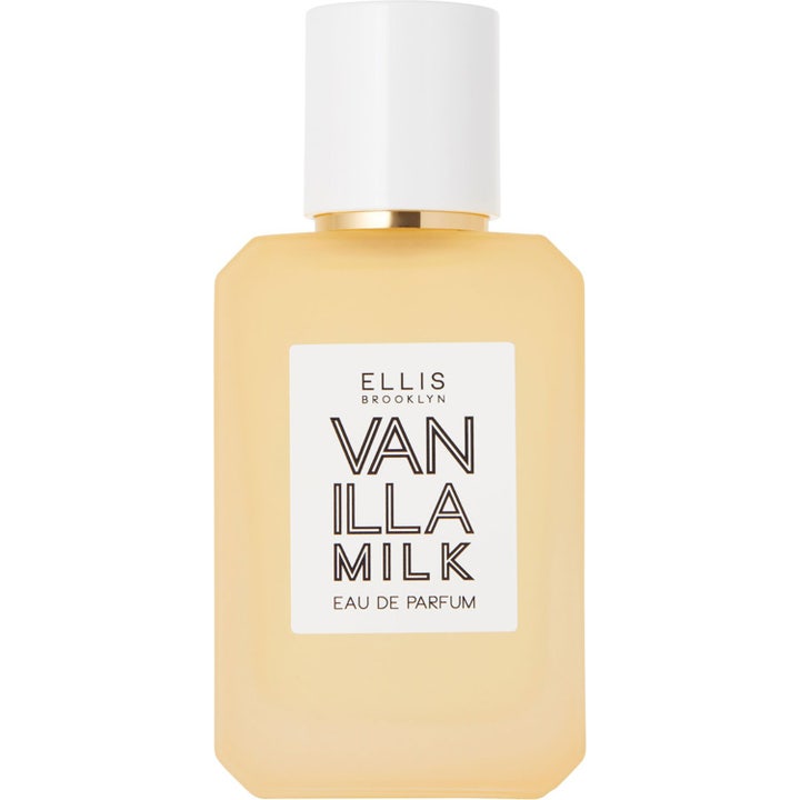 Ellis Brooklyn Vanilla Milk 50 ml Eau De Parfum med vanilj i flaska av frostat glas med vit kork och guldring