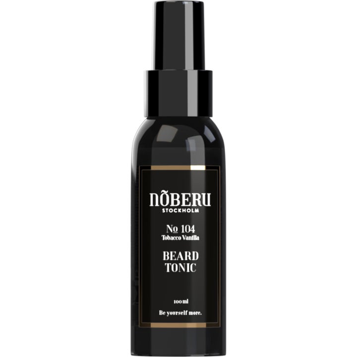 Nõberu No 104 Beard Tonic 100 ml vårdande skäggtonic i svart sprayflaska med doft av Tobacco Vanilla.
