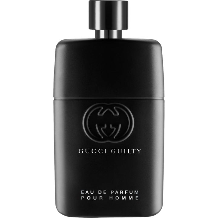 Gucci Guilty Pour Homme 90 ml exklusiv eau de parfum herr i en stilren matt svart flaska med präglad logotyp