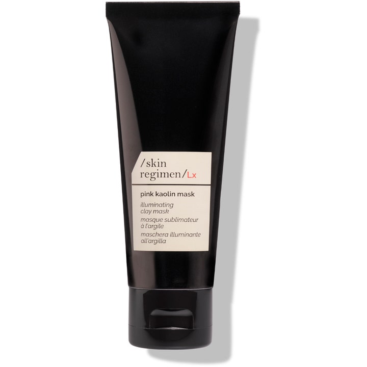 Skin Regimen Lx Pink Kaolin Mask lystergivande ansiktsmask med rosa kaolin i en stilren svart tub