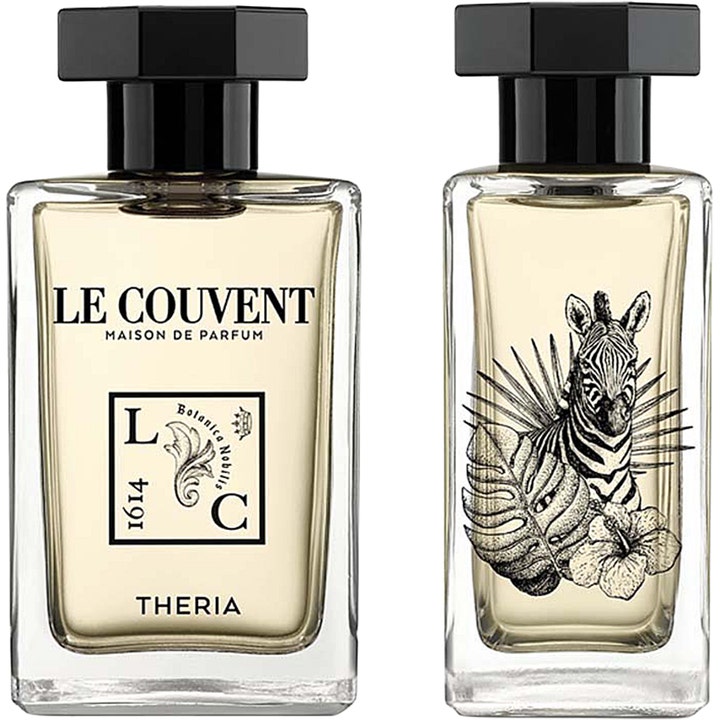 Le Couvent Theria Singulière Eau de Parfum 100 ml parfym i glasflaska med svart lock och illustration av en zebra