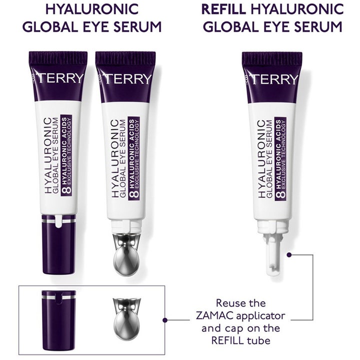 By Terry Hyaluronic Global Eye Serum Refill 15 ml fuktgivande ögonserum med hyaluronsyra ögon i tub för refill.
