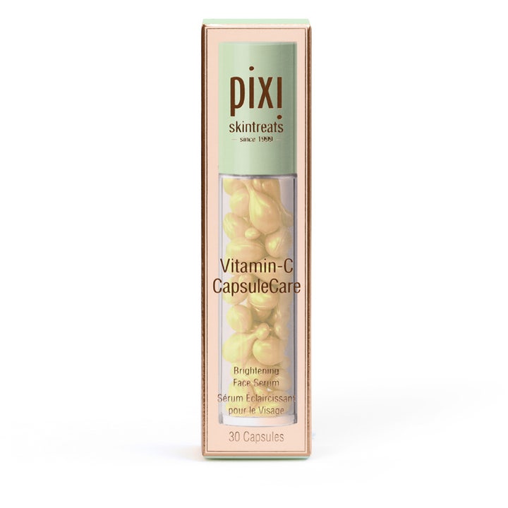 Pixi Vitamin-C CapsuleCare 30 st lystergivande serum med gyllene vitamin c kapslar i grön ytterförpackning