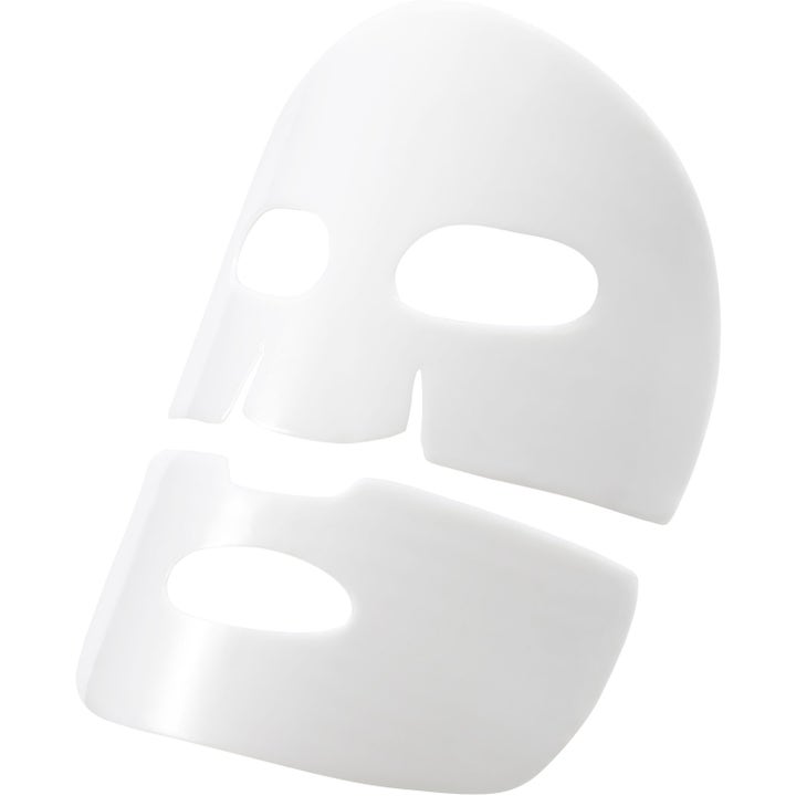 Mixsoon Bean Collagen Mask 3 st återfuktande ansiktsmask ger lyster med en vit tvådelad mask i följsamt gelmaterial
