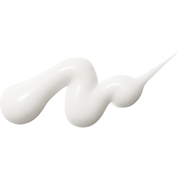 Make Prem Safe Me. Relief Moisture Cleansing Milk 200 ml lugnande rengöringsmjölk visar en mjuk vit krämig konsistens.