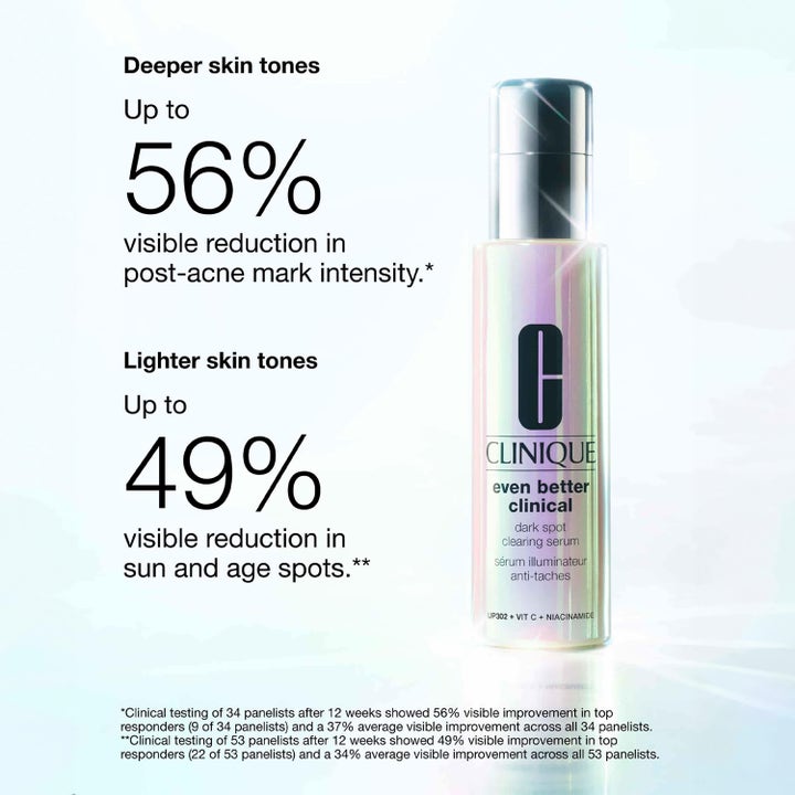 Clinique Even Better Dark Spot Clearing Serum 50 ml mot mörka fläckar i iriserande flaska med kliniska resultat på 56%