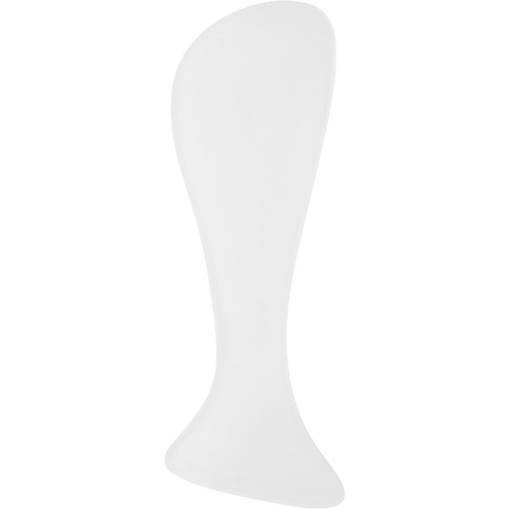 Medicube Collagen Jelly Cream 110 ml återfuktande ansiktskräm med tillhörande vit spatel i plast för hygienisk applicering