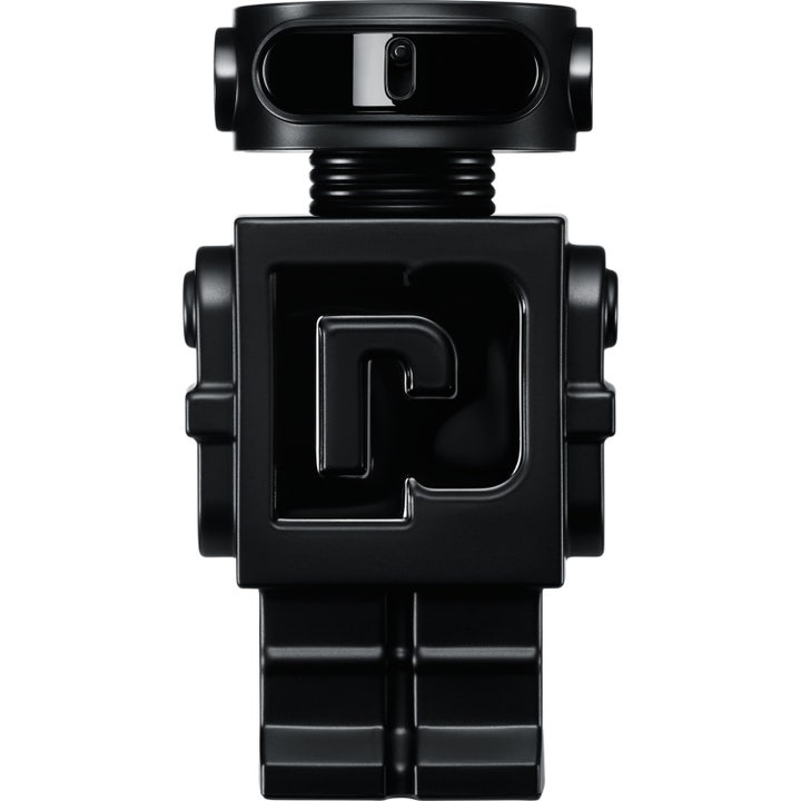 RABANNE Phantom Le Parfum 50 ml kraftfull herr parfym i en mattsvart flaska med futuristisk robotdesign