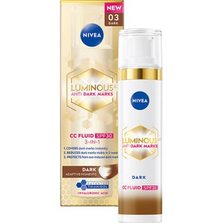 NIVEA Luminous 630 Anti Dark-Spot CC Fluid 3-in-1 Dark SPF30